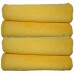 Luxury 650 Gram Cotton Bath Towel - Amber<br/>Yellow (Set of 2)