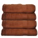 Luxury 650 Gram Cotton Bath Towel  -<br/>Chocolate (Set of 2)