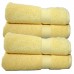 Luxury 650 Gram Cotton Bath Towel - Ivory<br/>(Set of 2)