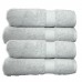 Luxury 650 Gram Cotton Bath Towel - Light<br/>Gray (Set of 2)
