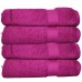 Luxury 650 Gram Cotton Bath Towel - Magneta<br/>(Set of 2)