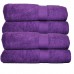 Luxury 650 Gram Cotton Bath Towel - Purple<br/>(Set of 2)