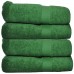 Luxury 650 Gram Cotton Bath Towel - Royal<br/>Green (Set of 2)